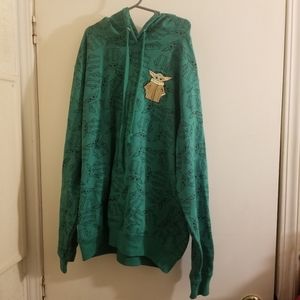 XL Star Wars The Child green hoodie